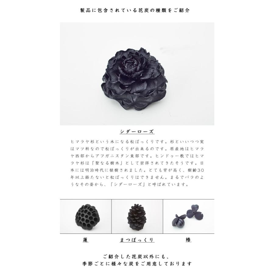 花炭キット（かごタイプ）上毛工房 はなすみ 花すみ かご入り セット