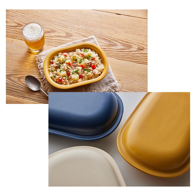 レンジスター RANGESTAR large 萬古焼 無水調理器具 電子レンジ