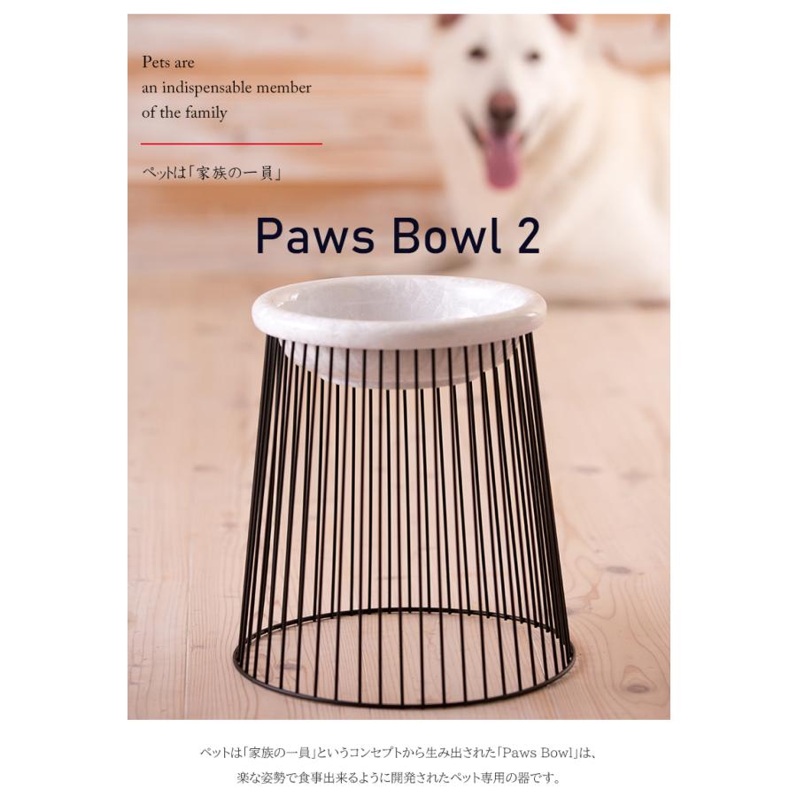 PawsBowl2 パウズボウル Lサイズ/中型〜大型 清水焼 フード