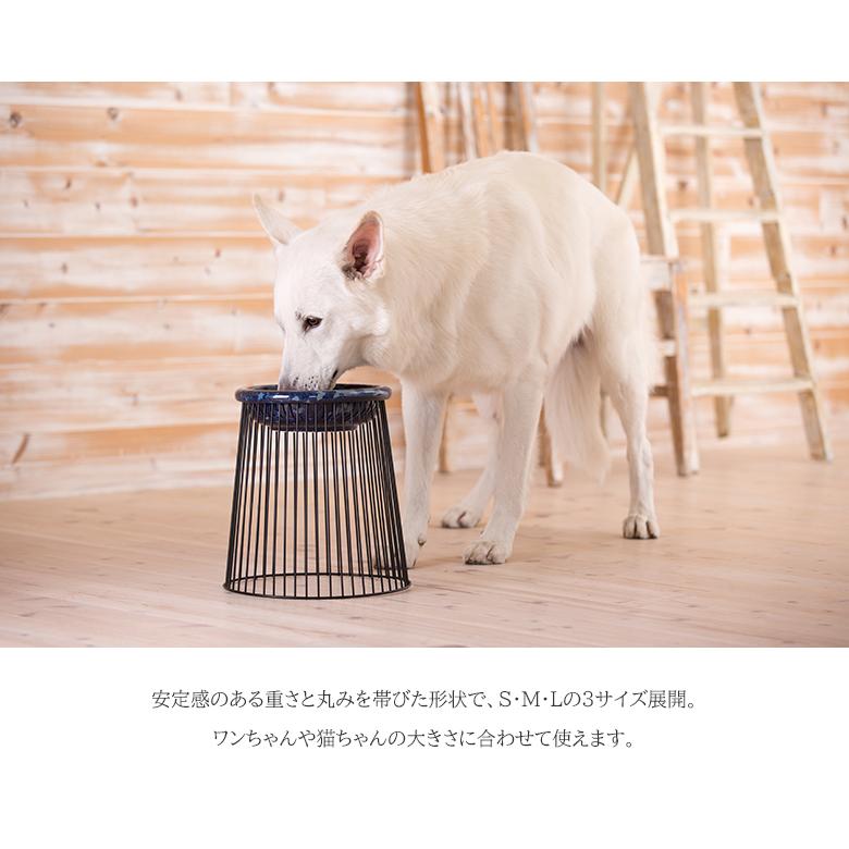 PawsBowl2 パウズボウル Lサイズ/中型〜大型 清水焼 フードボウル