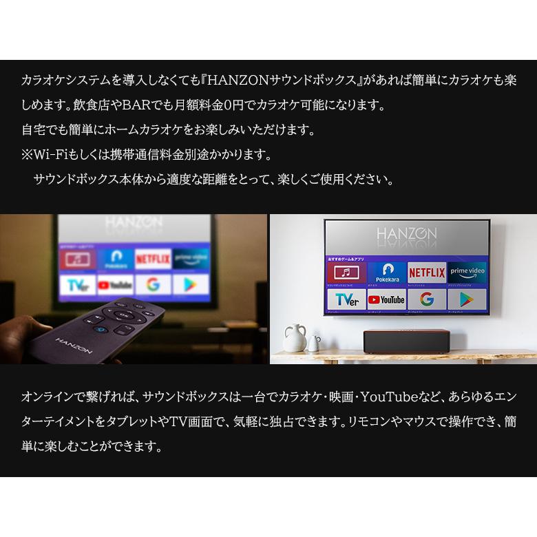 HANZONサウンドボックス カラオケセット 家庭用 マイク HANZONサウンドボックス カラオケセット 家庭用 マイク