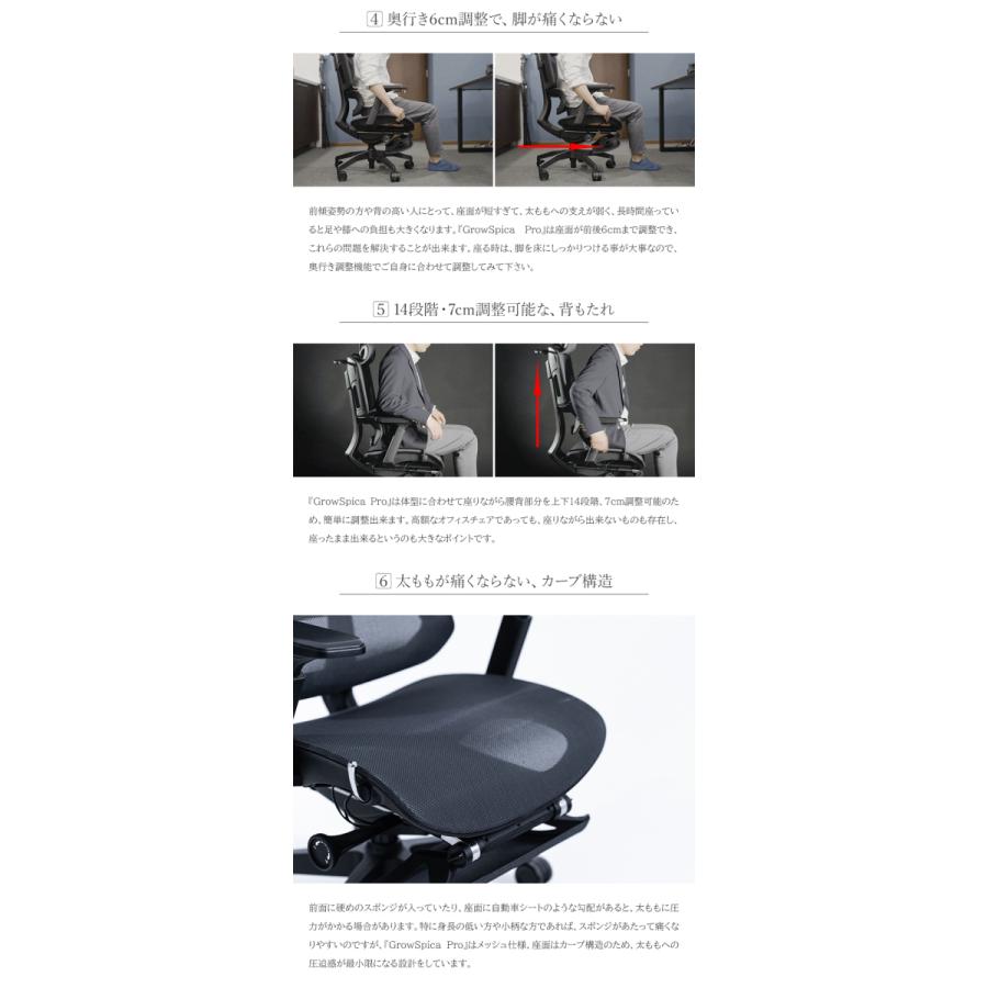割り引き 新品未開封 GrowSpica Pro グロウスピカ オフィスチェア 人間