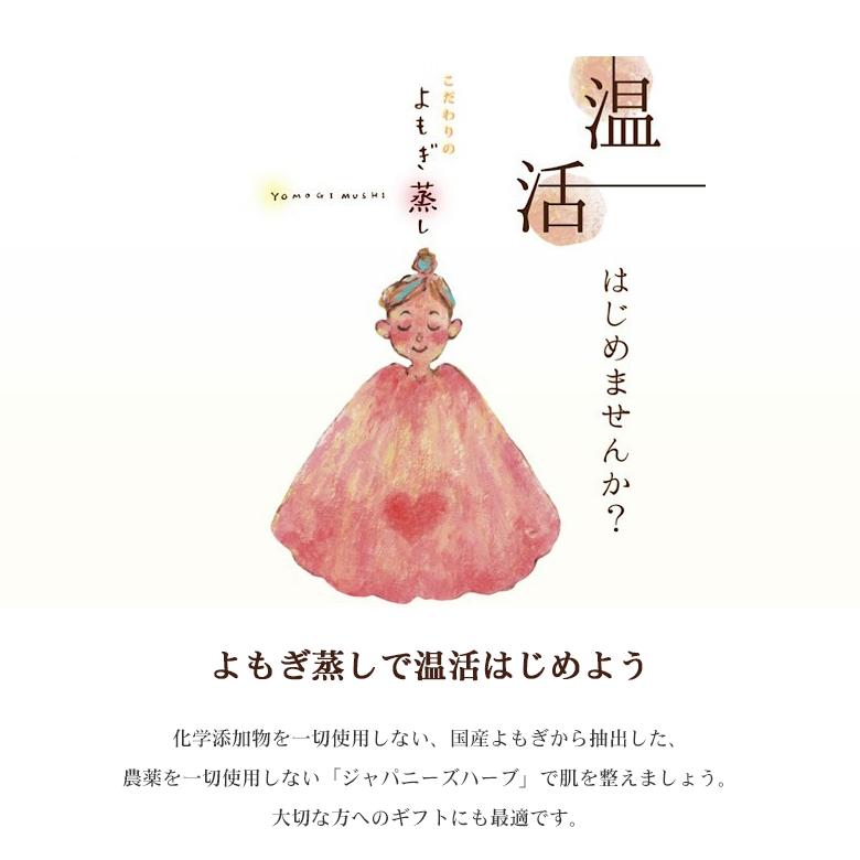 yomogina 日本製 よもぎ蒸し スターターセット フルセット ASIA GOLDEN STAR AWRD 商品賞 受賞商品 ヨモギーナ ハーブ蒸し よもぎ ヨモギの画像