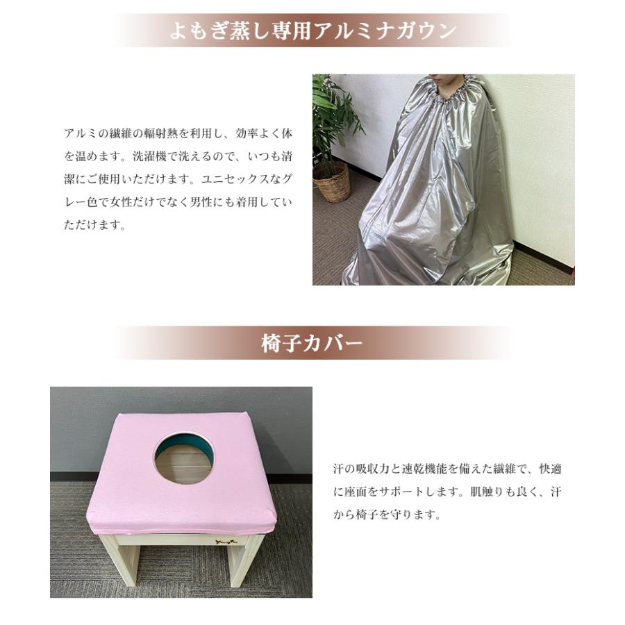yomogina 日本製 よもぎ蒸し スターターセット フルセット ASIA GOLDEN STAR AWRD 商品賞 受賞商品 ヨモギーナ ハーブ蒸し よもぎ ヨモギの画像