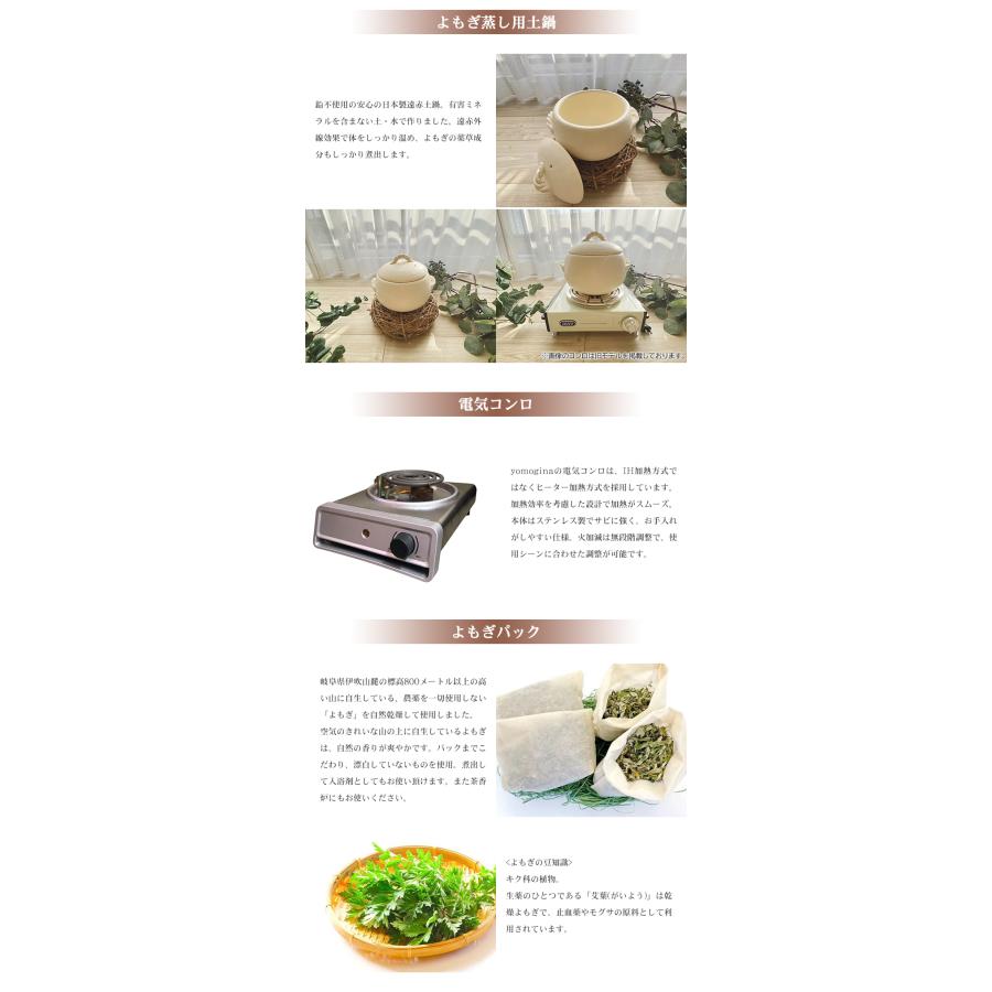 よもぎ yomogina 日本製 よもぎ蒸し スターターセット フルセット ASIA GOLDEN