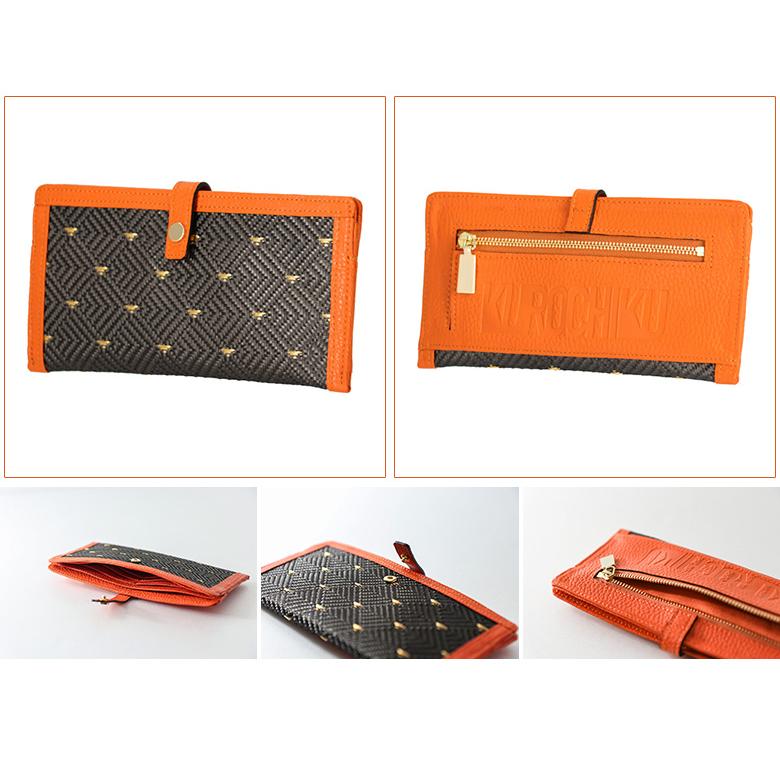 西陣織 カーボンファイバー スリムウォレット 伝統工芸 最先端技術 精巧 綾織 金糸 炭素繊維 強化素材 CFRP アクリル繊維 1000℃ 頑丈の画像
