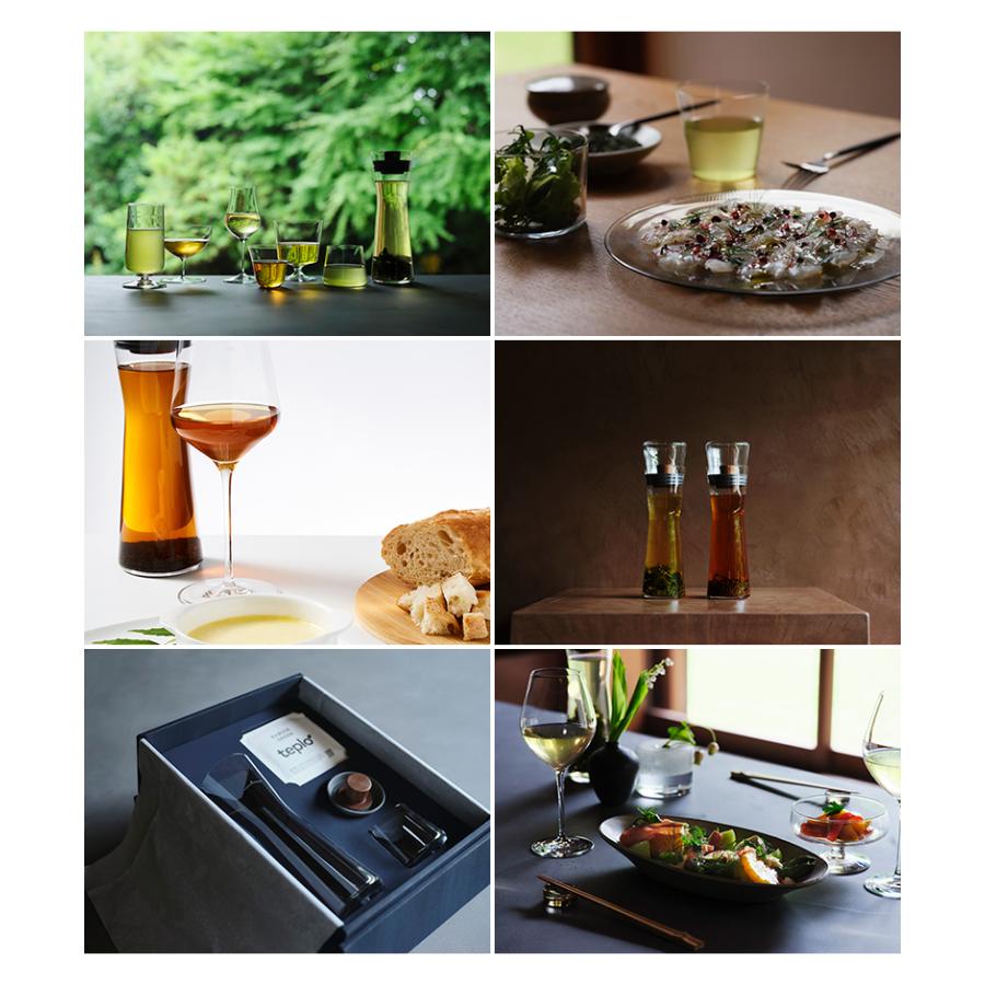 teplo テプロ cold brew carafe コールドブリューカラフェ セット 水出し カラフェ 500ml 冷茶 お茶 IoT 美味しい アプリ連動 お茶入れの画像