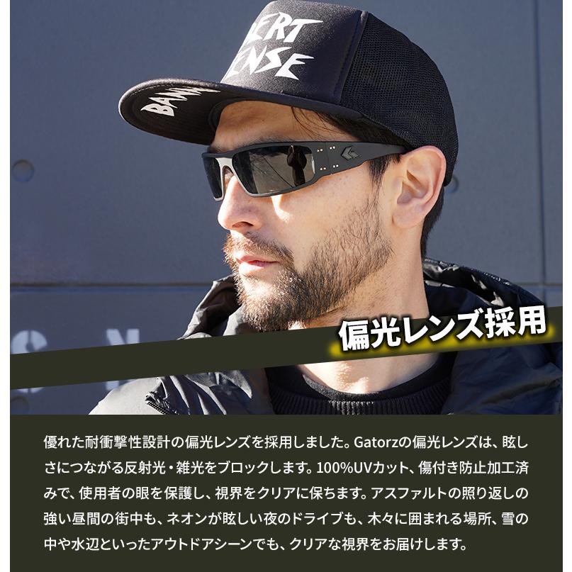 GATORZ MAGNUM Asian Fit ブラックアウト×スモーク偏光レンズ GATORZ MAGNUM Asian Fit ブラックアウト×スモーク偏光レンズ