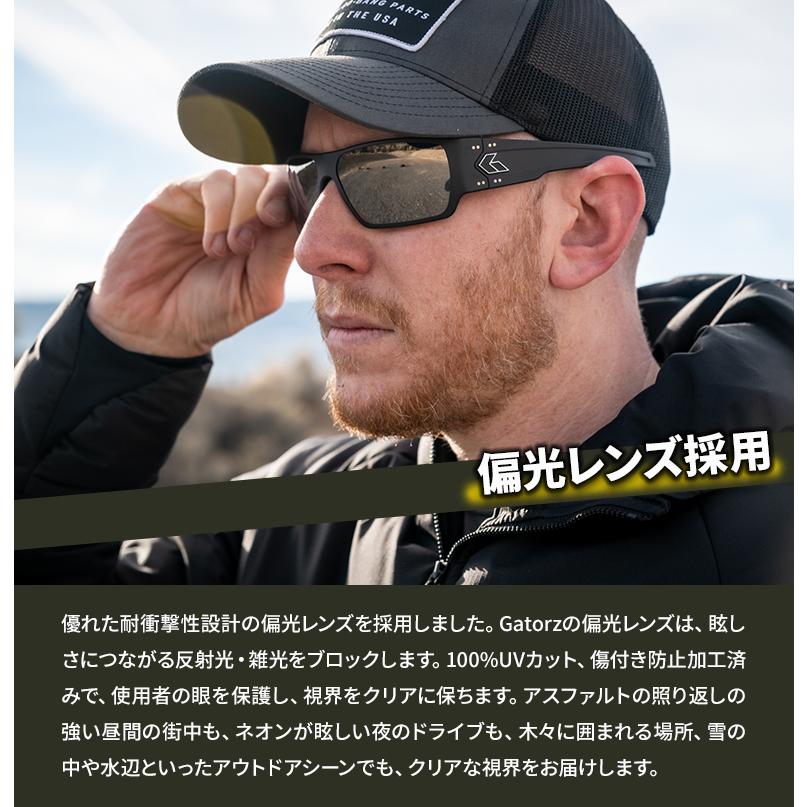 GATORZ SPECTER ゲイターズ セラコート ブラック x スモーク偏光レンズ
