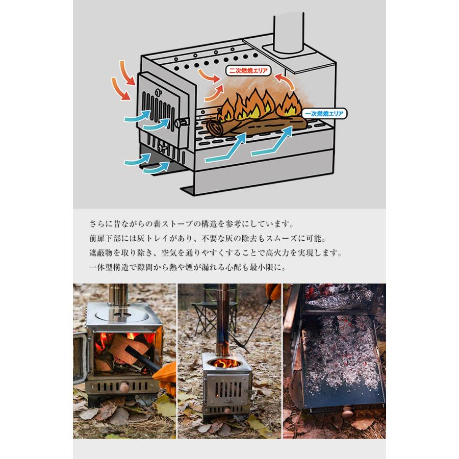 MAKIng STOVE メイキングストーブ 14点セット 中型薪ストーブ ミニ薪