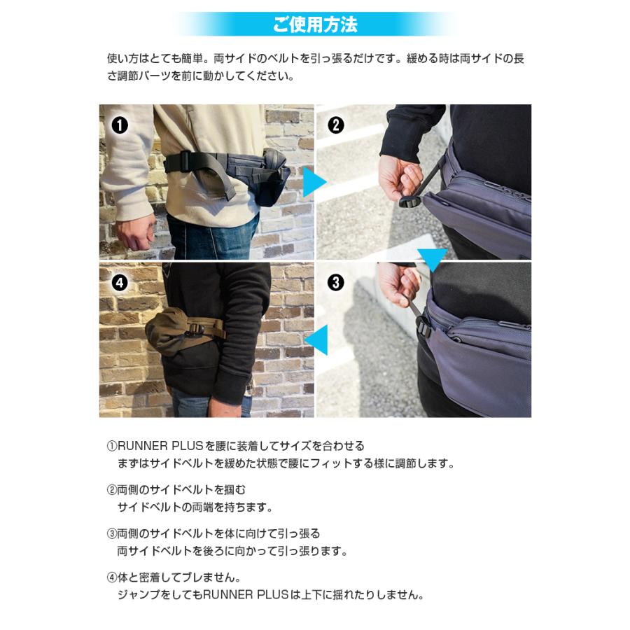 TSUNAGU BAG RUNNER PLUS プラス ツナグバッグ ランナー ウエストポーチ ウエストバッグ ウエストバック スリングバッグ