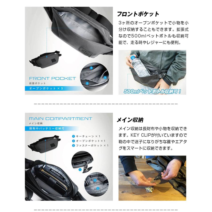 TSUNAGU BAG RUNNER PLUS プラス ツナグバッグ ランナー ウエストポーチ ウエストバッグ ウエストバック スリングバッグ