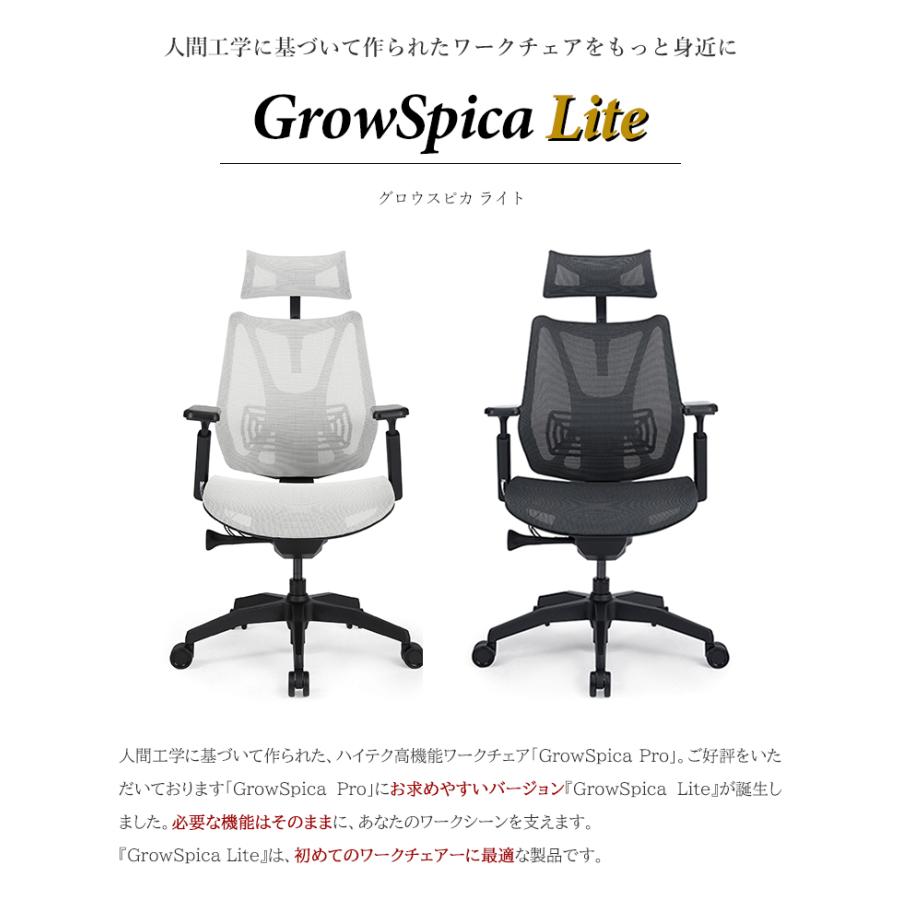 GrowSpica Lite グロウスピカ ライト ワークチェア オフィスチェア 