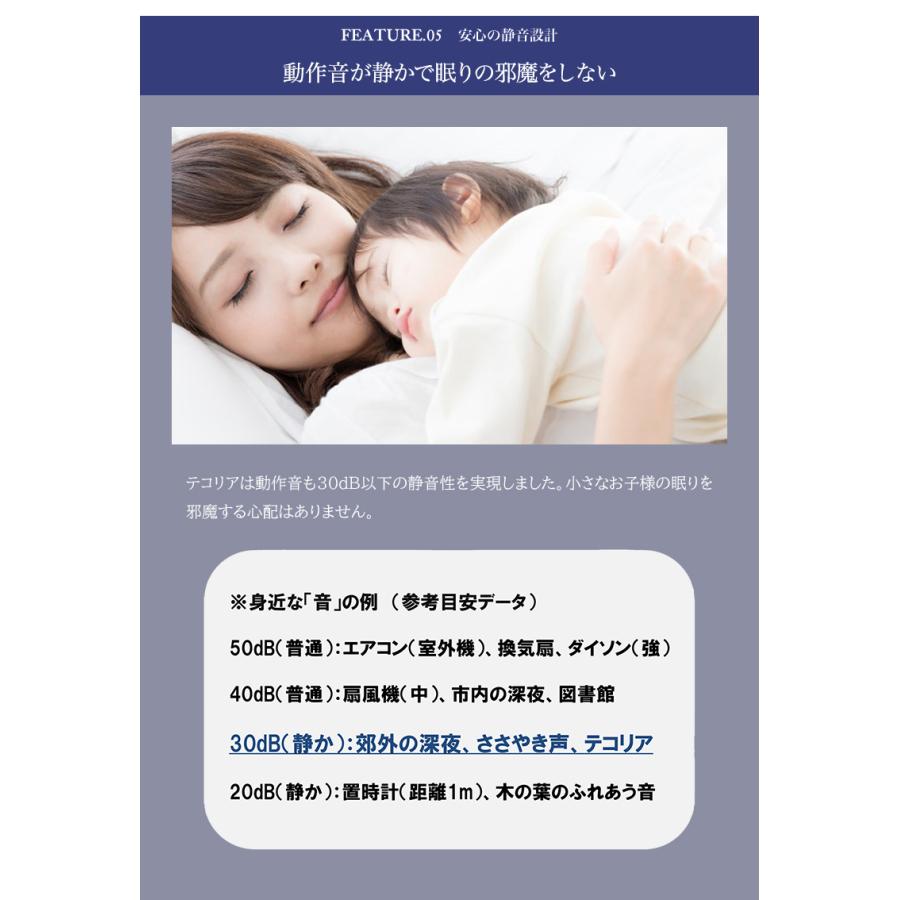 空気循環マットレス テコリア 寒い冬は温風で暖かく快適な睡眠環境に。 進化系・多機能マットレス TECOREA テコリア シングル_8
