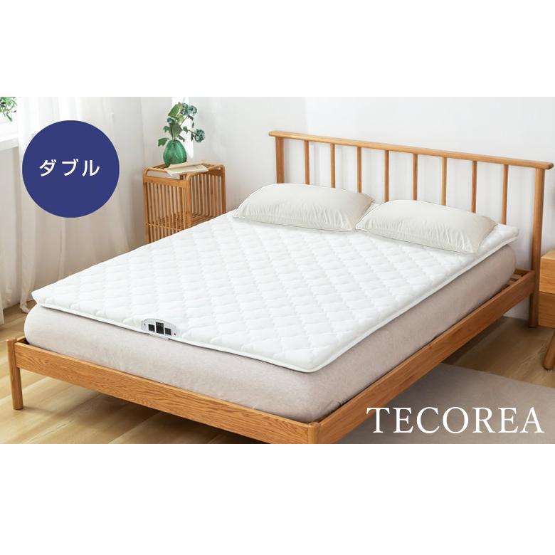 【新品】【定価70%OFF】 空気循環マットレス テコリア ダブル 空気循環マットレス テコリア 寒い冬は温風で暖かく快適な睡眠環境に