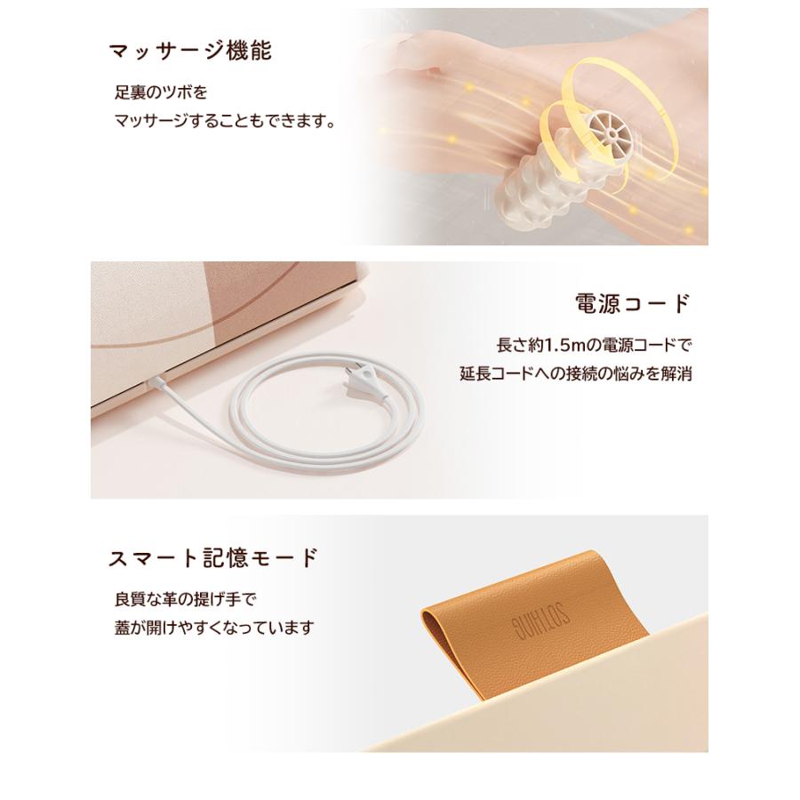 折リ畳み足温器 折りたたみフットウォーマー SOTHING ソーシング 足温器 足元ヒーター フットヒーター  足元暖房 床暖房 こたつヒーター 小型 オフィス 寒さ対策_6