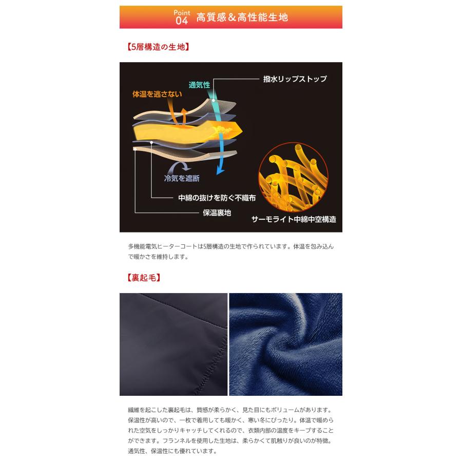 着る寝袋 動ける寝袋 多機能電気ヒーターコート 動けるこたつ 着るこたつ 動ける 寝袋 歩ける 動きやすい 温かい あったか 電気コート ヒーターコート 防寒具 |  | 07