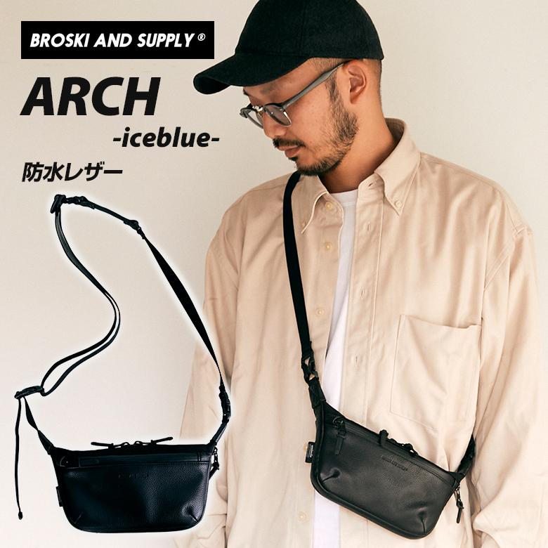 BROSKI AND SUPPLY ARCH iceblue カバン かばん ポケットショルダー