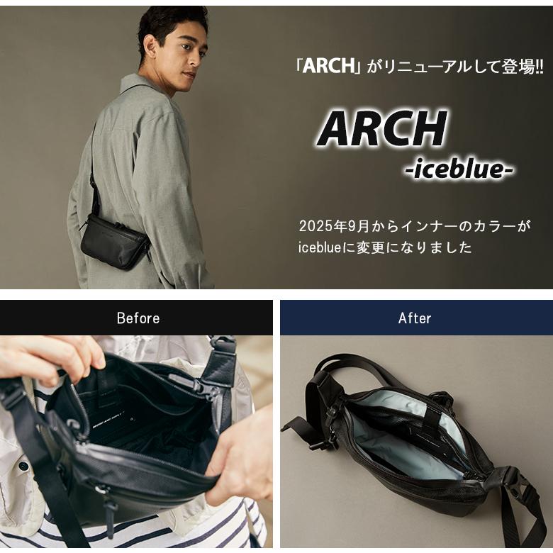 BROSKI AND SUPPLY ARCH iceblue カバン かばん ポケットショルダー