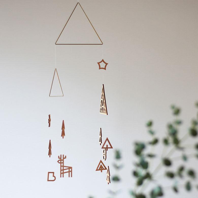 Sukima. スキマ 森のモビール オーナメント アニマルモビール 動物 鹿