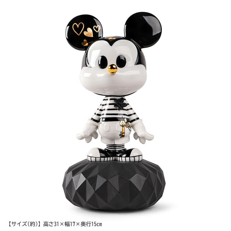 LLADRO ミッキーマウス (Black & White) リヤドロ フィギュア ミッキー