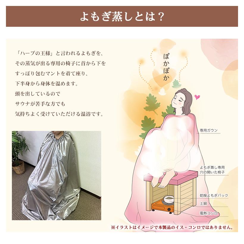 yomogina （折り畳み式） よもぎ蒸し椅子セット 日本製 よもぎ蒸し