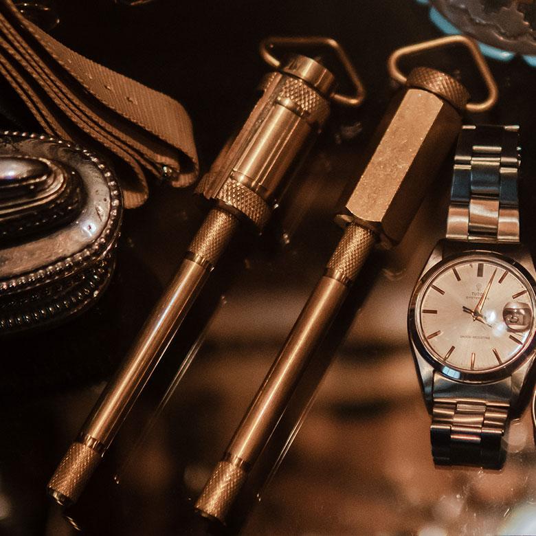 真鍮製オイルマッチ FOG oil match アンティーク バーナー ライター