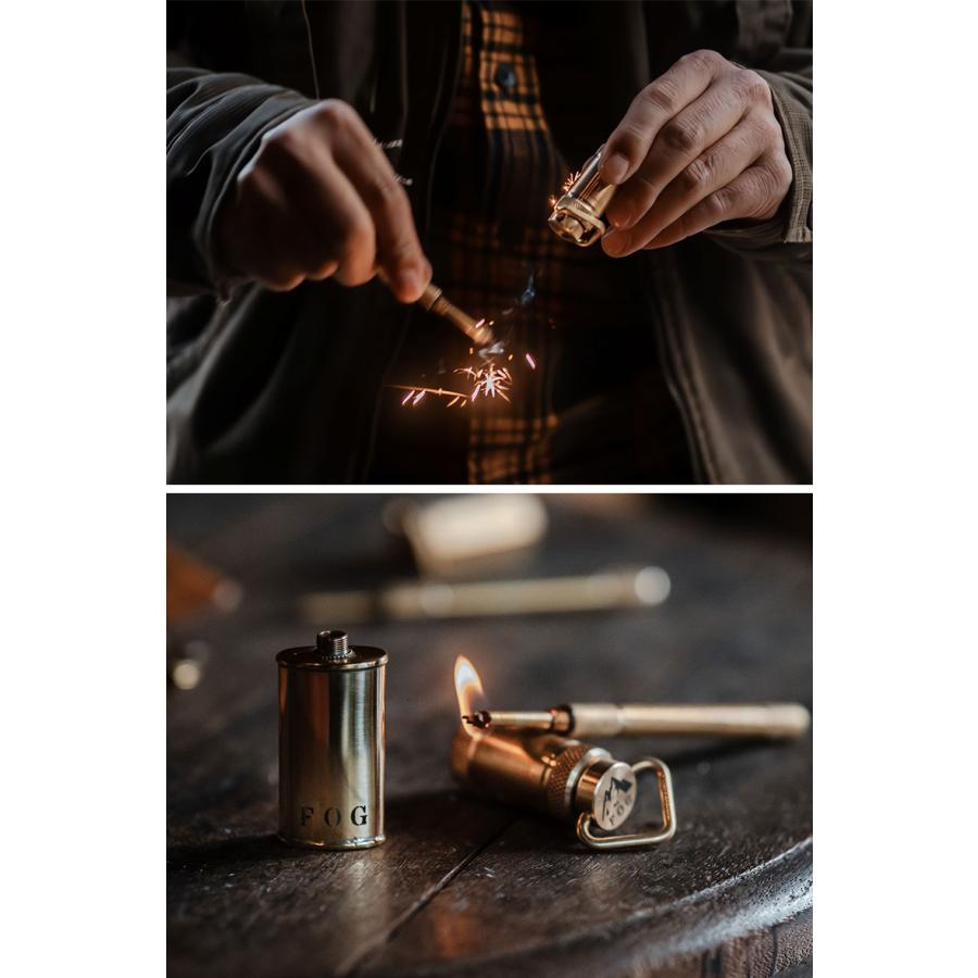 真鍮製オイルマッチ FOG oil match アンティーク バーナー ライター