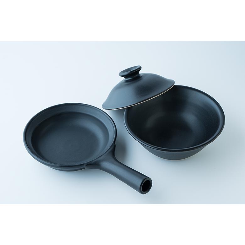 松田美智子の自在道具 自在ばんこ小鍋揃え 小鍋 フライパン 蓋 3点