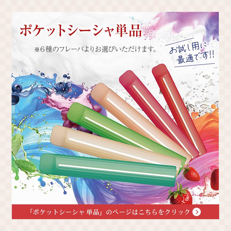 WINX ポケットシーシャ全6種×各1本化粧箱付 電子たばこ タバコ タール0