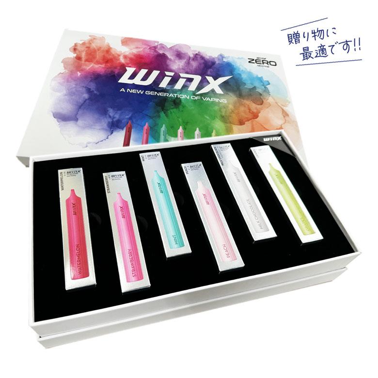 WINX ポケットシーシャ全6種×各1本化粧箱付 電子たばこ タバコ タール0