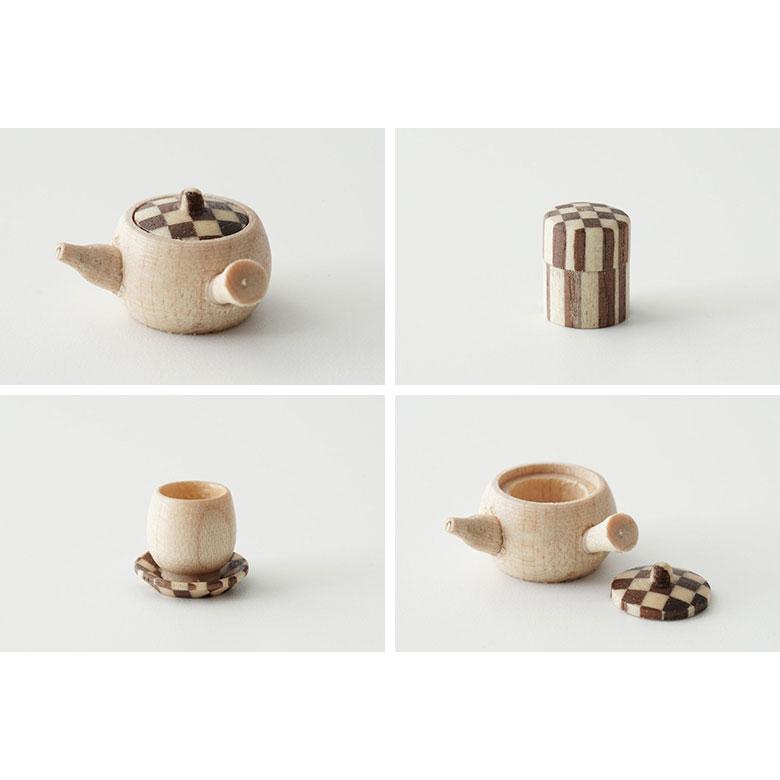 豆洋茶器 豆和茶器 台箱 木箱 手神 極小ティーセット 茶器 コップ