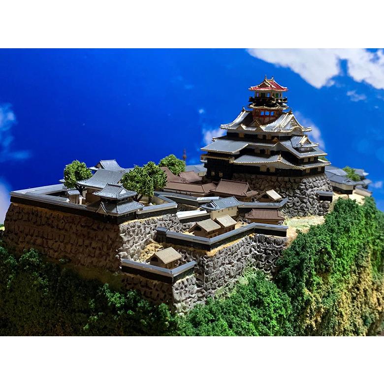 城郭ジオラマ 安土城完成模型 1/540 プラケース付 051完成品 安土城