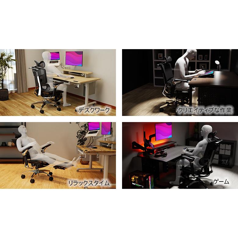 Rasical Chair Elite ラシカルチェア エリート ブラック カスタムチェア 自分仕様 ワークチェア オフィスチェア デスクチェア パソコンチェア PCチェア おしゃれ |  | 08