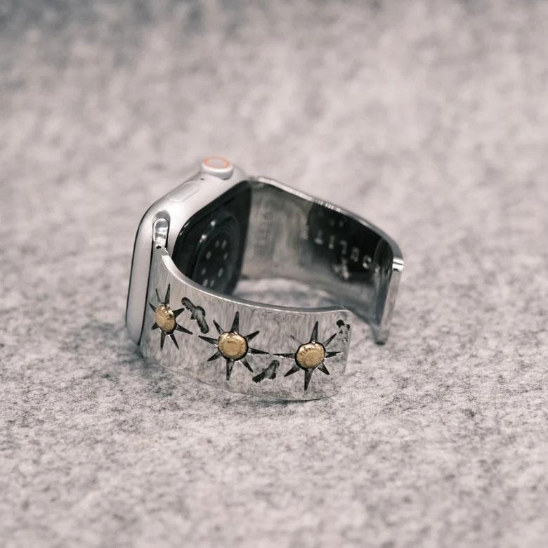 SOULITE Apple Watch用 新品未使用 SOULITE アップルウォッチ バンド Apple Watch SUN EAGLE GOLD V2