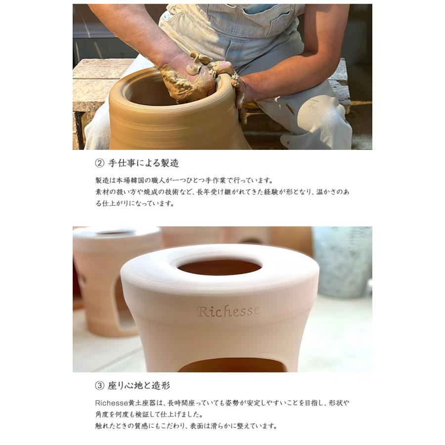 Richesse 黄土よもぎ蒸しフルセット スターターセット フルセット