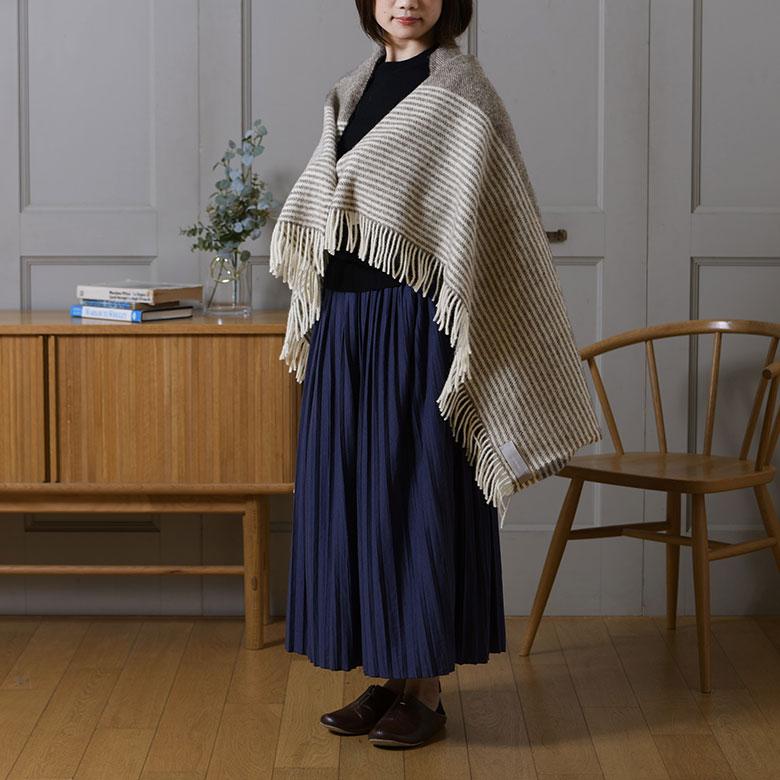 Silkeborg Uldspinderi シルケボー ハーフケット 85×130cm ウルド