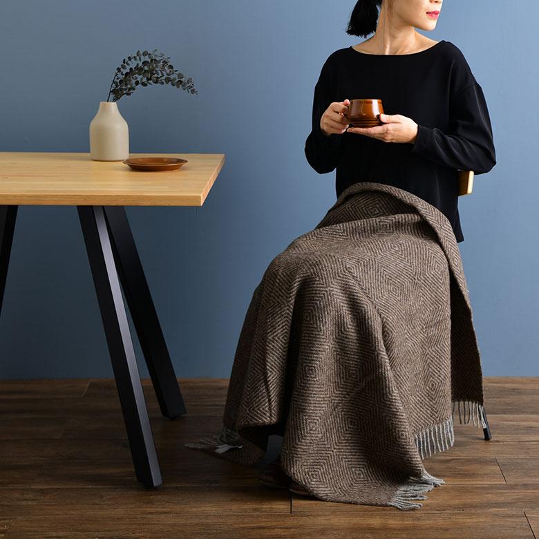 Silkeborg Uldspinderi シルケボー ハーフケット 85×130cm ウルド