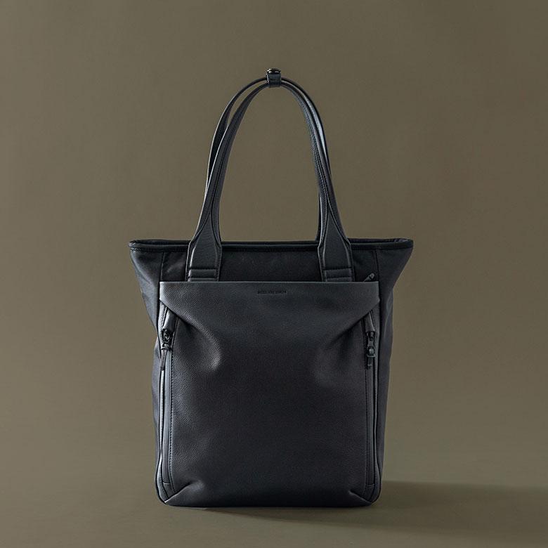 BROSKI AND SUPPLY En Noble トートバッグ 手提げ 16インチPC対応 縦型