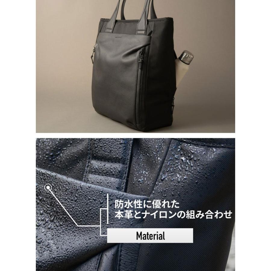 BROSKI AND SUPPLY En Noble トートバッグ 手提げ 16インチPC対応 縦型