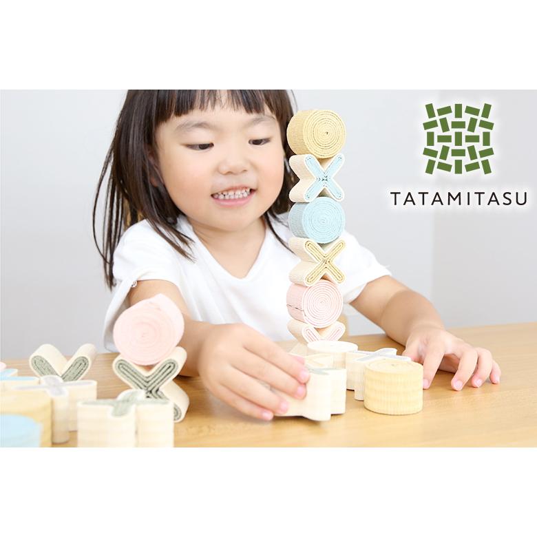 畳の積み木 たたみたす 9ピース桐箱付きギフト プレゼント おもちゃ 知育玩具 日本製 感触遊び ゲーム インテリア 雑貨 出産祝い 妊婦さん こども 子供 赤ちゃん_1