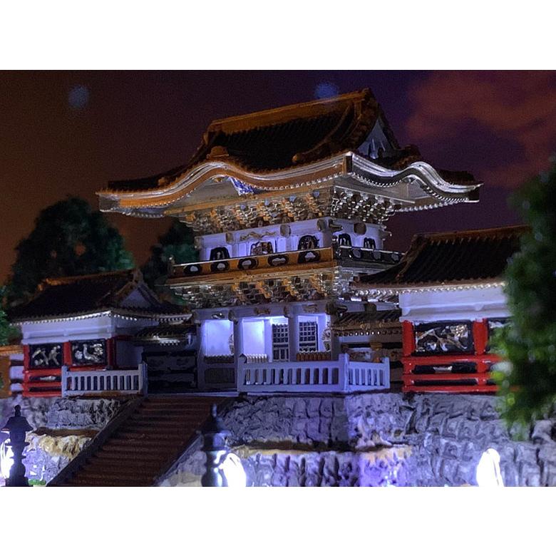日光東照宮 ジオラマ模型 当店限定オリジナル 完成品 本殿 陽明門 模型