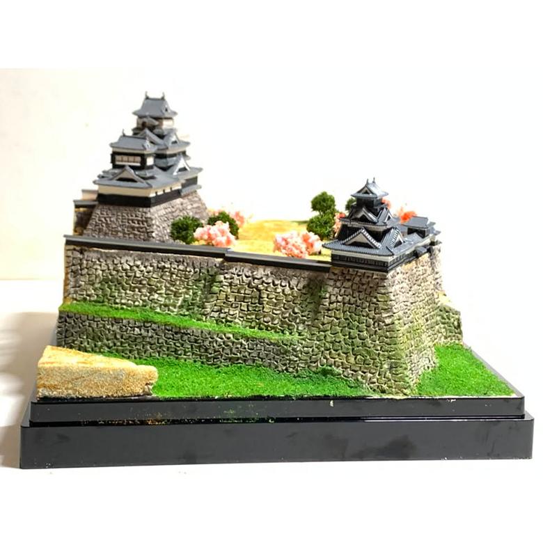 熊本城 模型 限定版 熊本城 ジオラマ模型 当店限定オリジナル 完成品 お城 模型 ライト