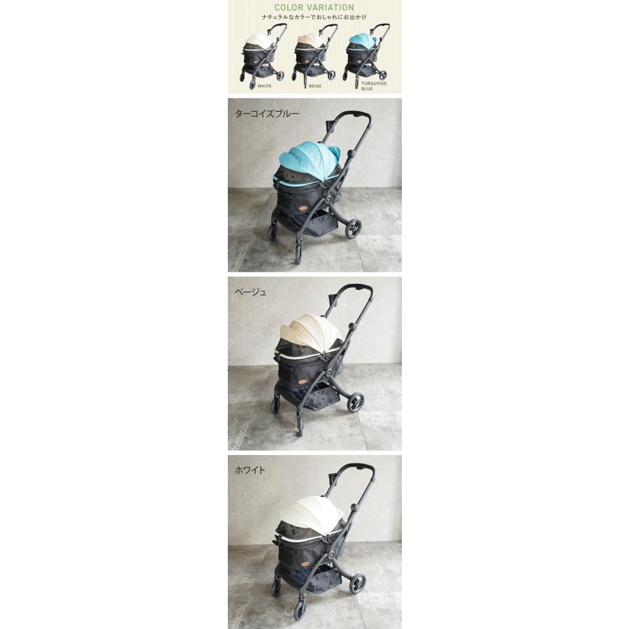 従来品比 約2kg軽量AP LAB ペットカート Airy Fold ワンタッチ 片手