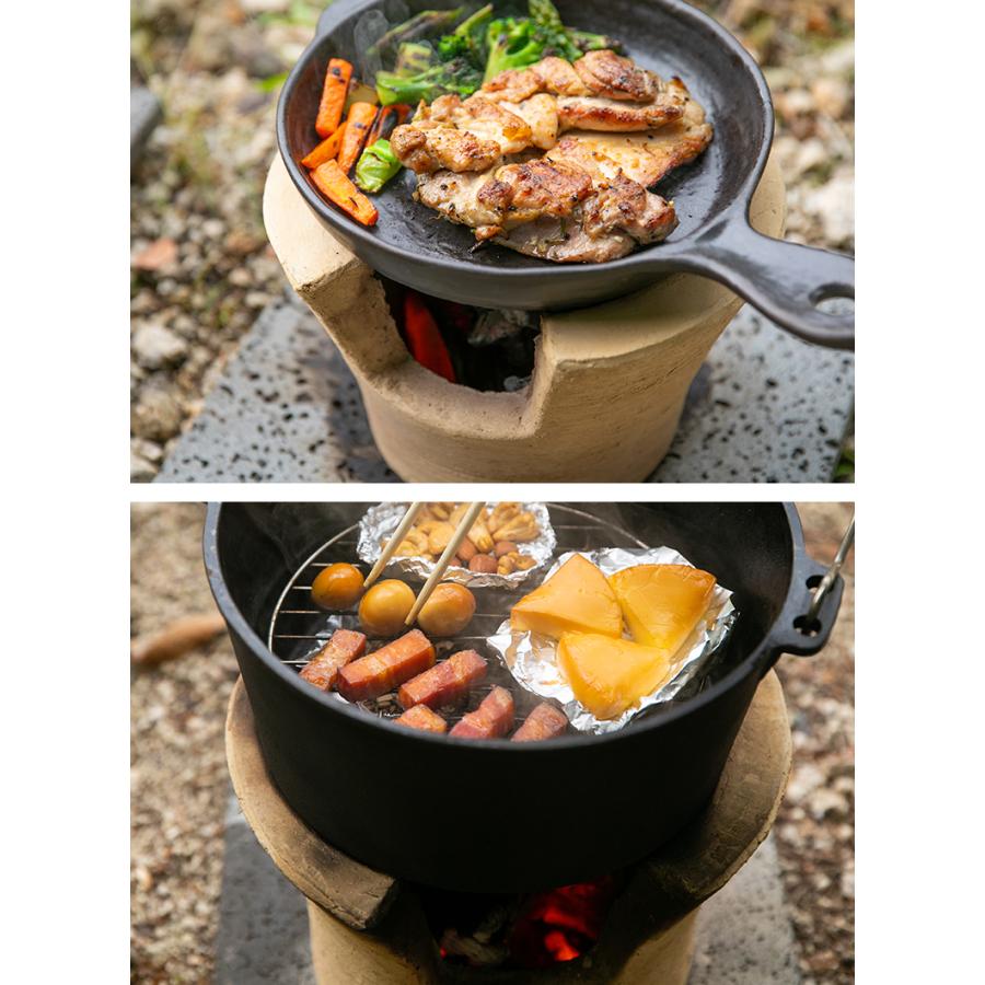 コヘッツイHAJIME 1合 鋳物釜 マルチ釜戸 カマド かまど 燻製