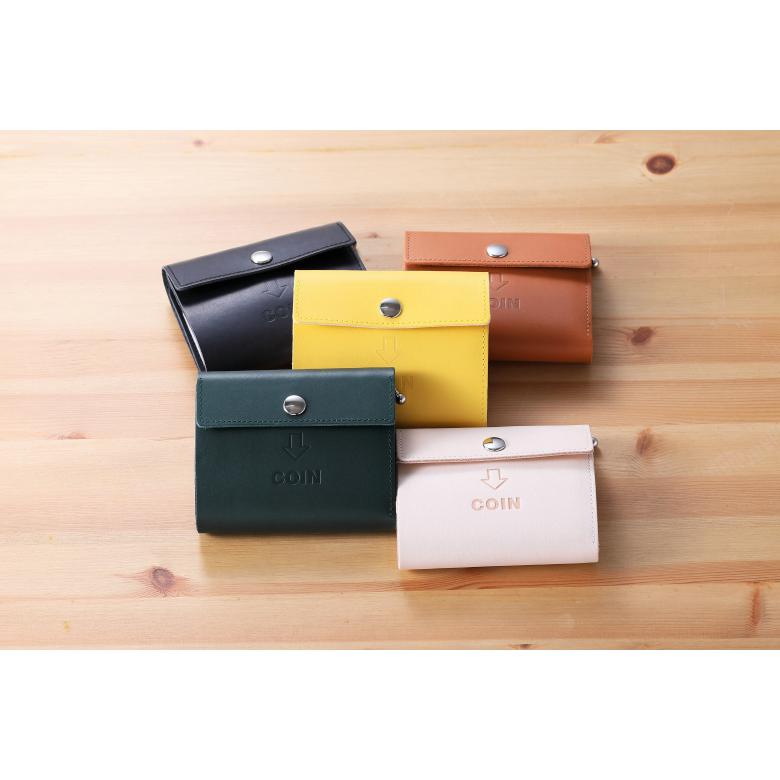 JOLI ALL LEATHER ITEMS お札とカードが入るコインキャッチャー 財布