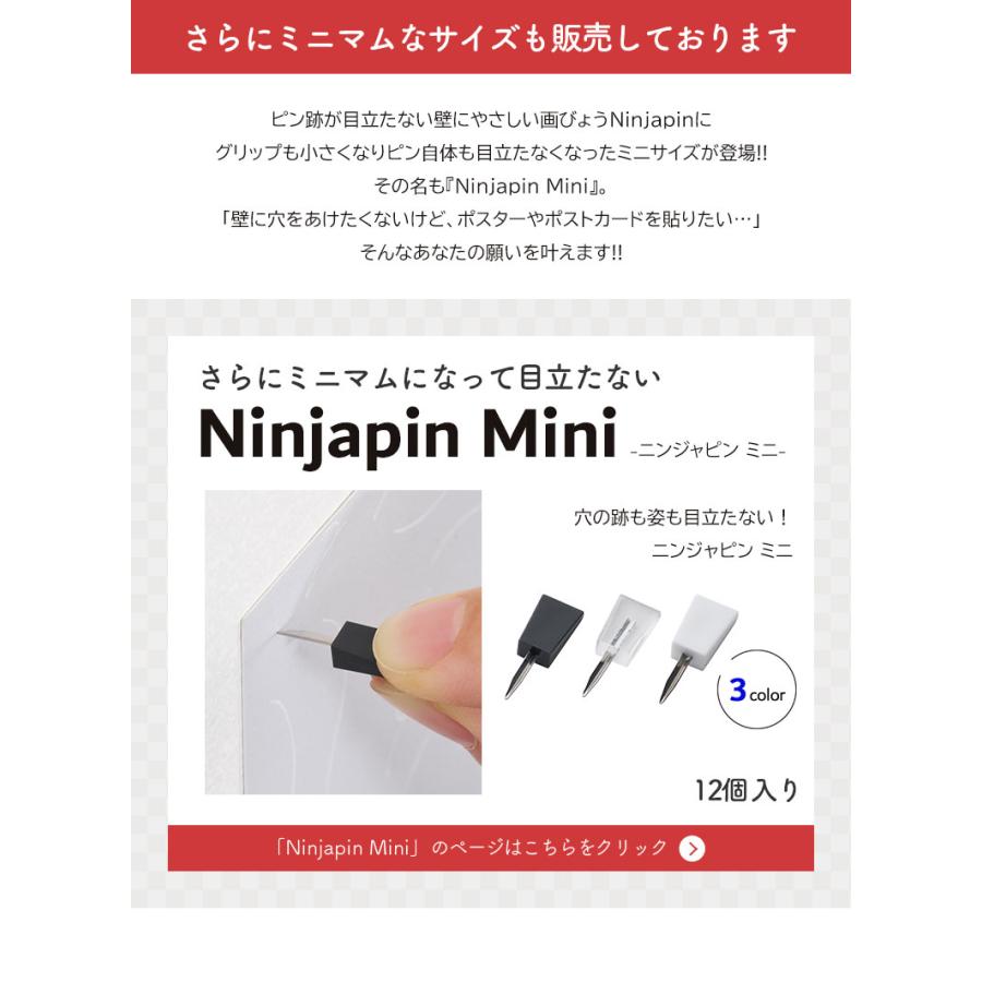 ニンジャピン 12本入り 画鋲・押しピン 忍者ピン +d アッシュ