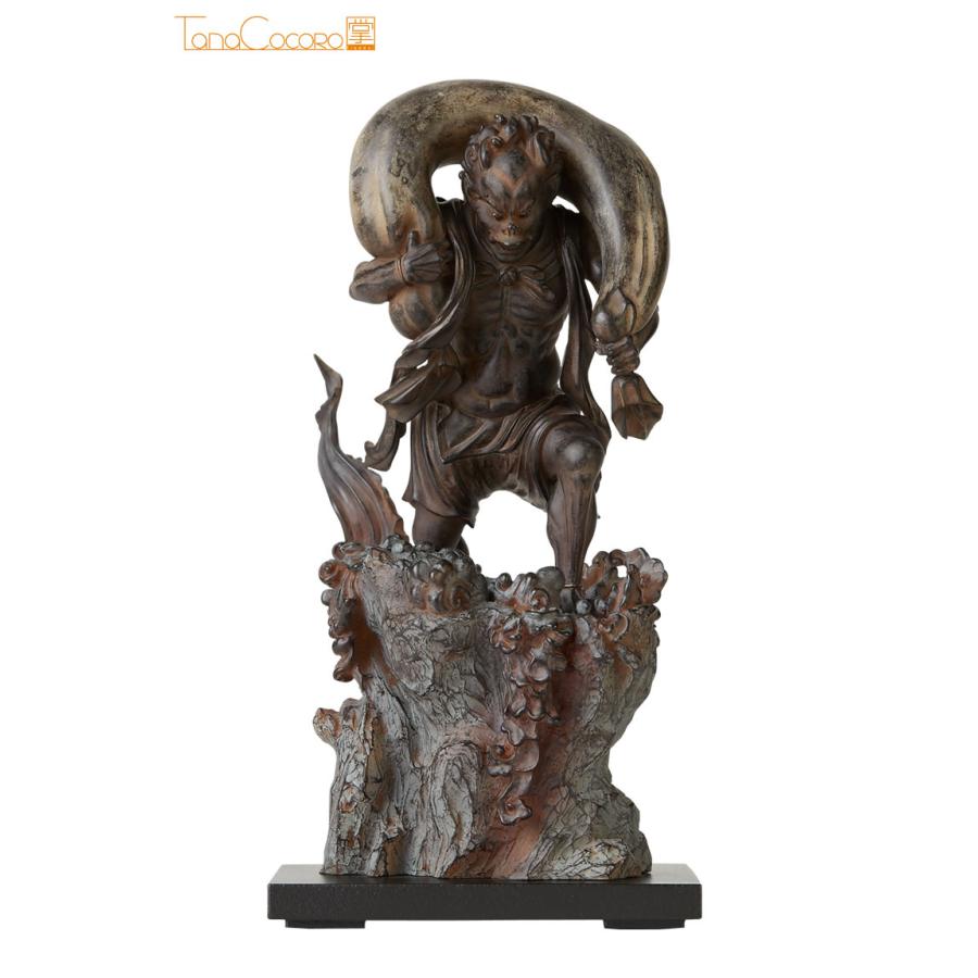 ★新品同様★イスム TanaCOCORO 掌 仏像 風神 真鍮★3 仏像 フィギュア TanaCOCORO[掌] 風神(ふうじん) 手のひらサイズに