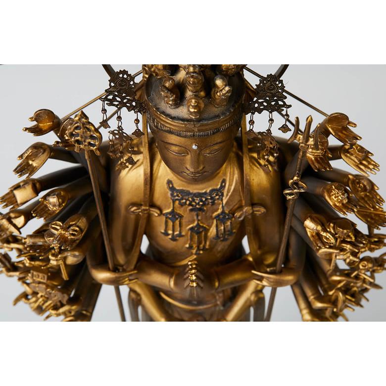 インテリア 雑貨 置物 Standard 千手観音像 慶派(せんじゅかんのん) 千