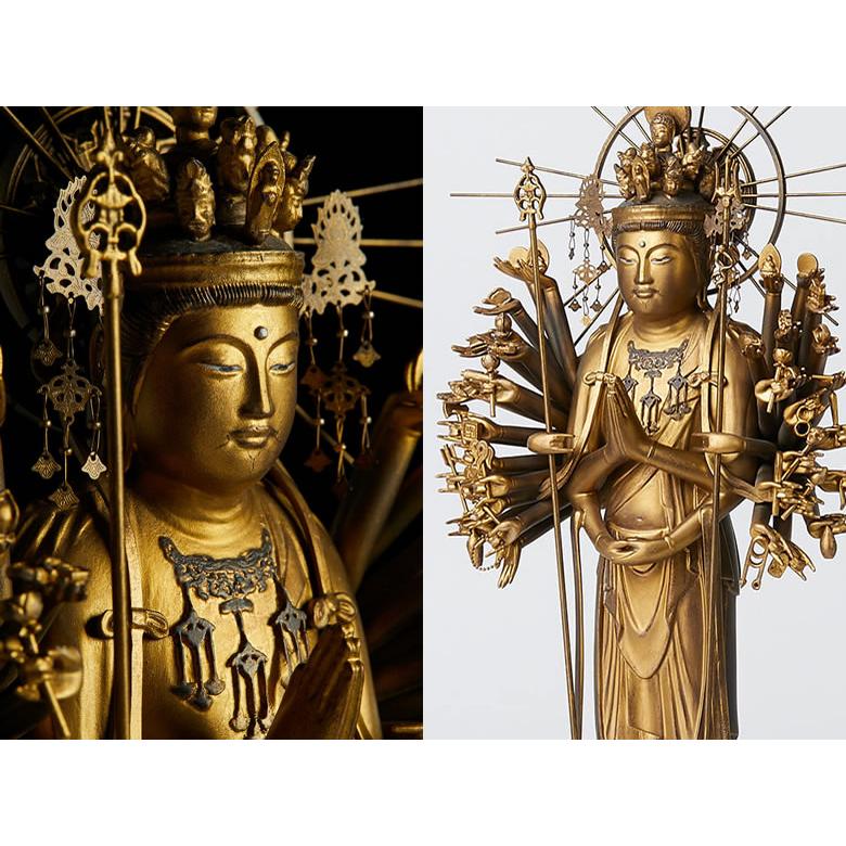 インテリア 雑貨 置物 Standard 千手観音像 慶派(せんじゅかんのん) 千